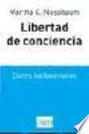 libro Libertad De Conciencia