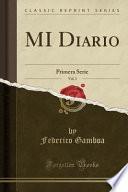 libro Mi Diario, Vol. 3