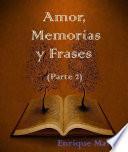 libro Amor, Memorias Y Frases