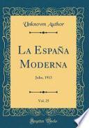 libro La España Moderna, Vol. 25