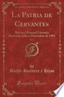 libro La Patria De Cervantes, Vol. 2