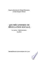libro Les Mécanismes De Régulation Sociale