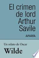 libro Un Relato De Wilde: El Crimen De Lord Arthur Savile