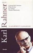 libro Karl Rahner