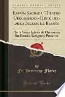 libro España Sagrada, Theatro Geographico Histórico De La Iglesia De España, Vol. 17