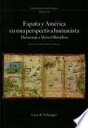 libro España Y América En Una Perspectiva Humanista
