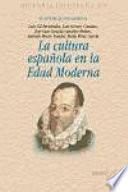 libro La Cultura Española En La Edad Moderna