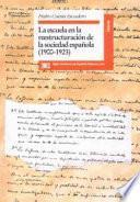 libro La Escuela En La Reestructuración De La Sociedad Española (1900 1923)