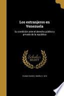 libro Spa Extranjeros En Venezuela