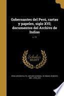 libro Spa Gobernantes Del Peru Carta