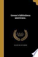 libro Spa Gowans Bibliotheca America
