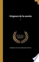 libro Spa Origenes De La Novela 1