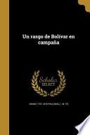 libro Spa Rasgo De Bolivar En Campan