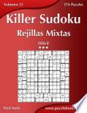 libro Killer Sudoku Rejillas Mixtas Difícil Volumen 22 276 Puzzles