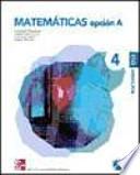 libro Matemáticas. 4o. Eso. Andalucía (opción A)