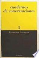 libro Cuadernos De Conversaciones