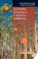 libro Economía Ecológica Y Política Ambiental