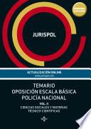 libro Temario Oposición Escala Básica Policía Nacional.