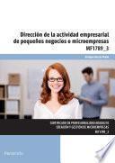libro Mf1789_3   Dirección De La Actividad Empresarial De Pequeños Negocios O Microempresas