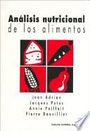 libro Análisis Nutricional De Los Alimentos