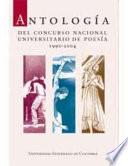 libro Antología Del Concurso Nacional Universitario De Poesía