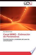 libro Canal Mimo   Estimación De Parámetros