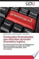 libro Contenidos Gramaticales Que Dificultan Aprender Gramática Inglesa