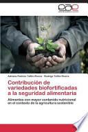 libro Contribución De Variedades Biofortificadas A La Seguridad Alimentaria