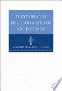 libro Diccionario Del Habla De Los Argentinos