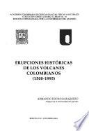 libro Erupciones Históricas De Los Volcanes Colombianos, (1500 1995)