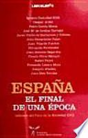 libro España : El Final De Una época ; [informe Del Foro De La Sociedad Civil]