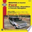 libro Ford Camionetas, Expedition Y Lincoln Navigator Manual De Reparacion