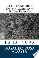libro Gobernadores De Margarita Y Nueva Esparta