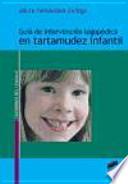 libro Guía De Intervención Logopédica En Tartamudez Infantil