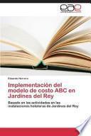 libro Implementación Del Modelo De Costo Abc En Jardines Del Rey