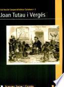 libro Joan Tutau I Vergés