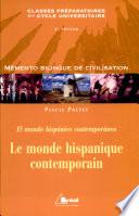 libro Le Monde Hispanique Contemporain