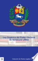 libro Ley Orgánica Del Poder Electoral De Venezuela   Lope (2002)