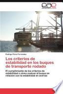 libro Los Criterios De Estabilidad En Los Buques De Transporte Rodado
