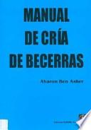 libro Manual De Cría De Becerras