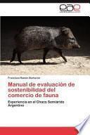 libro Manual De Evaluación De Sostenibilidad Del Comercio De Faun