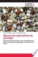 libro Manual De Laboratorio De Geología