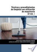 libro Mf1088_1   Técnicas Y Procedimientos De Limpieza Con Utilización De Maquinaria