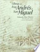 libro Obras De Fray Andrés De San Miguel