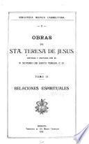 libro Obras De Sta. Teresa De Jesús: Relaciones Espirituales