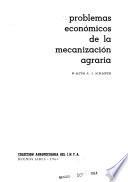 libro Problemas Económicos De La Mecanización Agraria