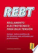libro Rebt. Reglamento Electrotécnico Para Baja Tensión (incluye índice Analítico)