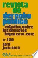 libro Revista De Derecho Publico (venezuela), No. 130, Abril Junio 2012