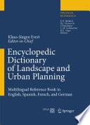 libro Encyclopedic Dictionary Of Landscape And Urban Planning