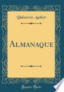 libro Almanaque (classic Reprint)